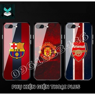 Ốp lưng điện thoại iphone 6/6s/iphone 6 plus/6s plus/iphone 7/8/ 7 plus/8 plus in hình logo clb bóng đá mu,mc,barca....