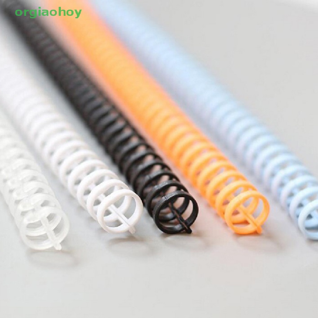 Set 5 Vòng Xoắn Ốc 30 Lỗ Bằng Nhựa Chuyên Dụng Cho Làm Văn Phòng