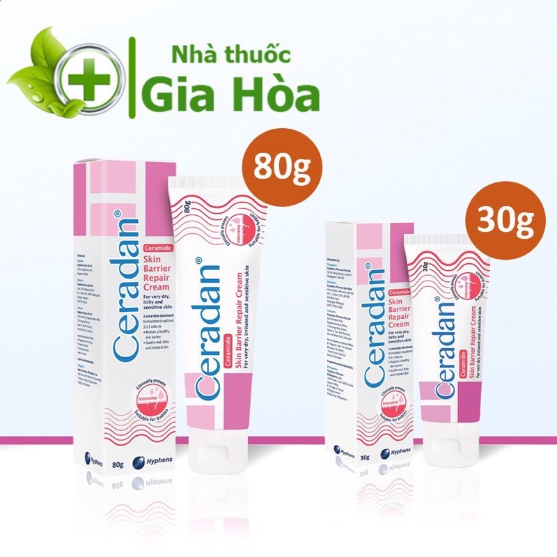  Kem dưỡng ẩm Ceradan ceramide skin Barrier Repair Cream - phục hồi da khô, kích ứng, viêm da cơ địa, chàm