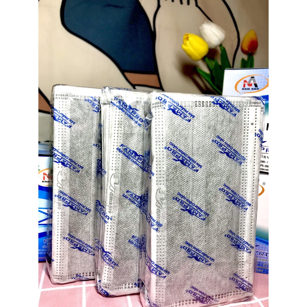 Khẩu Trang Y Tế Cô Gái Nam Anh Màu Xám 50 Cái/ 1 Hộp