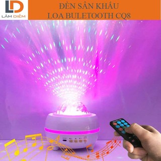 Đèn sân khấu tích hợp Loa bluetooth sạc usb có remote nhiều chế độ CQ8