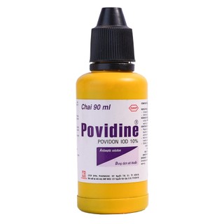 Dung dịch sát khuẩn povidine 10% chai 20ml, 90ml