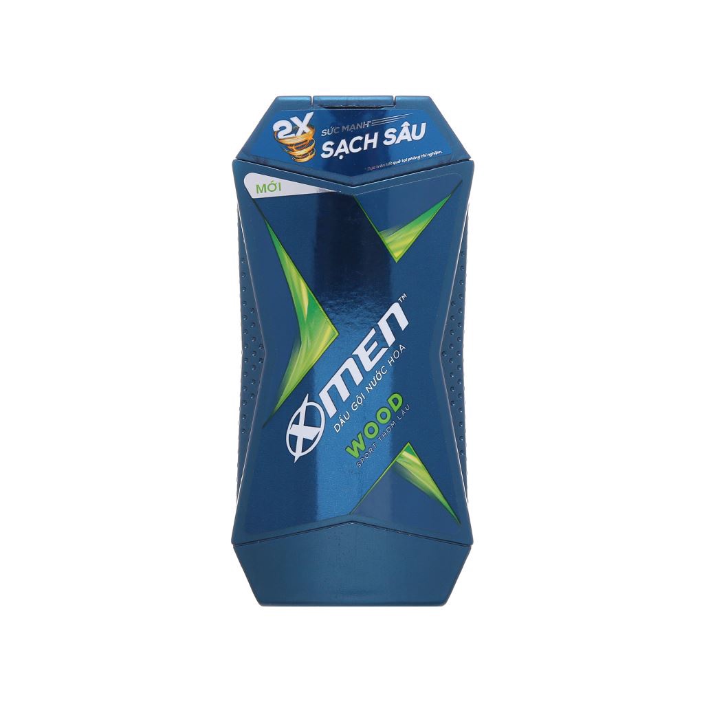 Dầu gội nước hoa X-Men Wood Sport 2x sạch sâu thơm lâu 150g