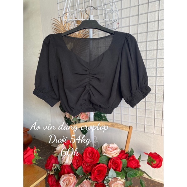 Áo vin dáng croptop