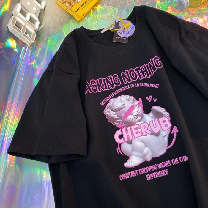 NRVP Áo Thun 100% Cotton Tay NgắN Plus Size Cho Nam Và Nữ