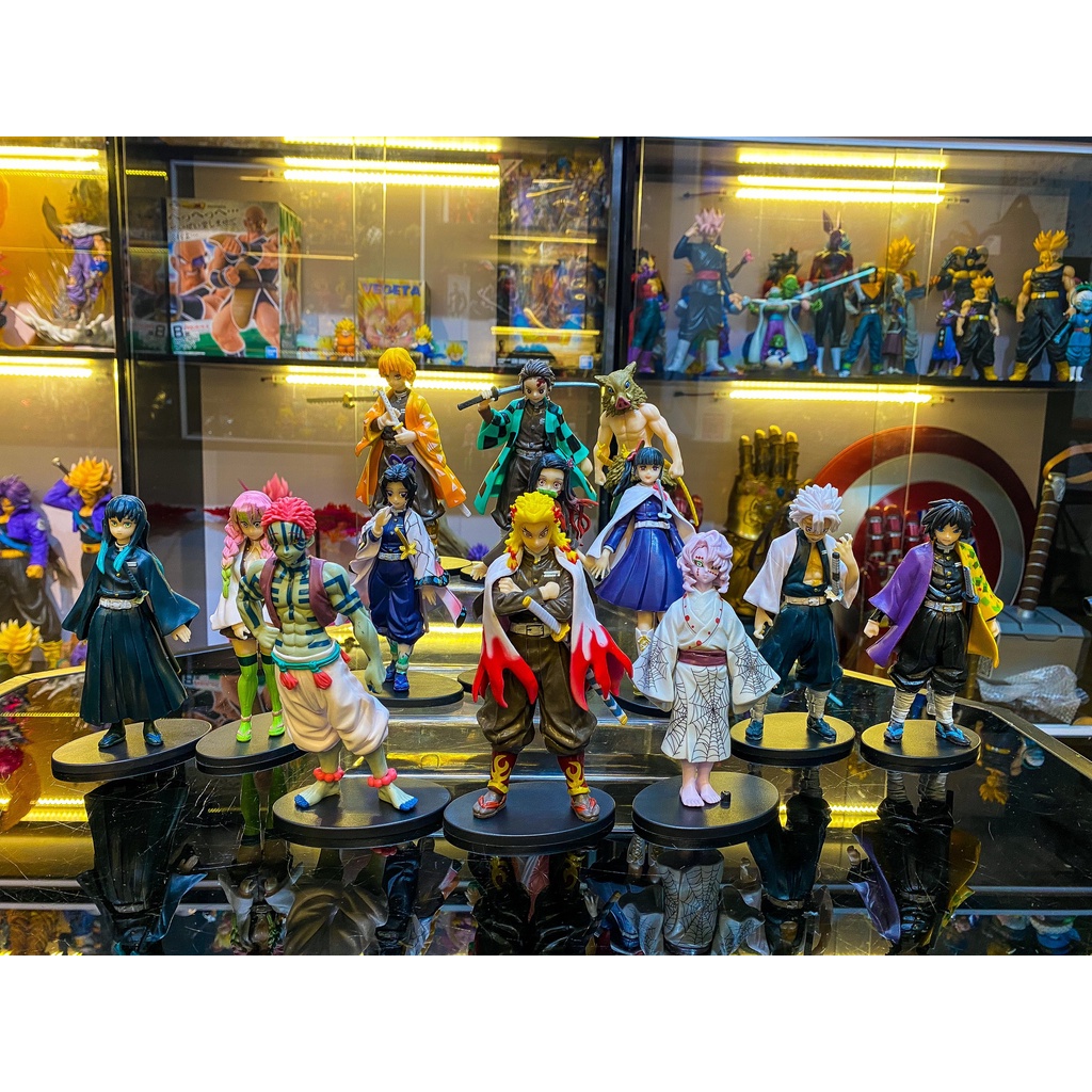 Mô hình Kimtesu no Yaiba nhiều nhân vật tùy chọn Tanjiro, Zenitsu, Nezuko, Inosuke, Rengoku...