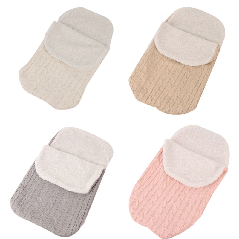 Túi Ngủ Bằng Vải Nhung Nhẹ Giữ Ấm Trong Nhà / Ngoài Trời Cho Bé