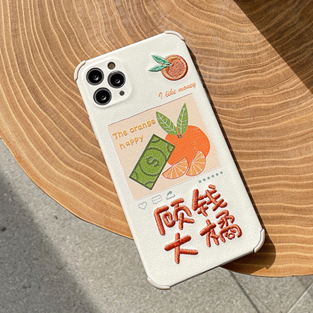 Ốp điện thoại TPU LENOVO chống rơi thêu hình hoa hướng dương thích hợp cho iPhone 11 / 12