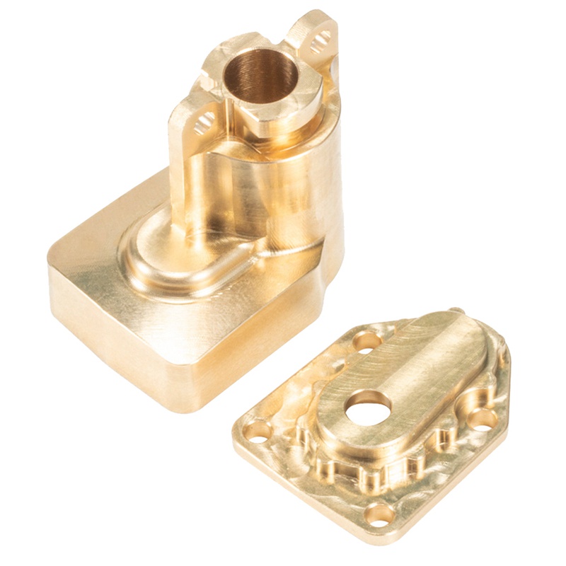 Bộ Trục Lái Bằng Đồng Thau Cho Xe Điều Khiển RC Crawler UTB18 Tỉ Lệ 1 / 18