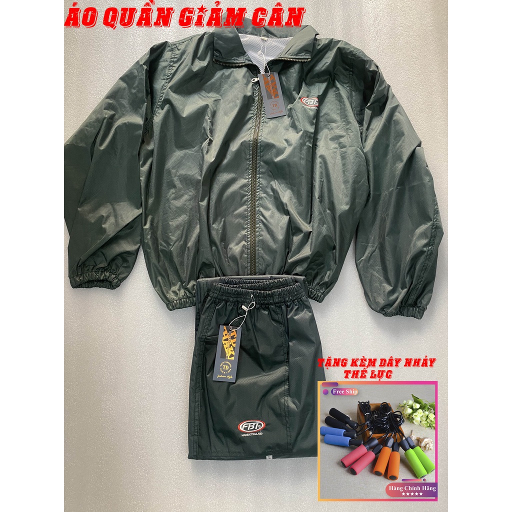 Áo Quần Giảm cân Giảm Mở ra mồ hôi giảm béo cao cấp rất nóng và ra mồ hôi bền đẹp nhiều size Tặng kèm dây nhảy thể lực .