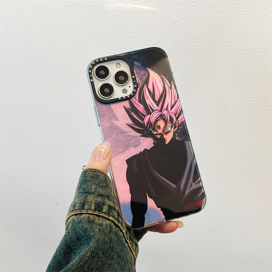Ốp Điện Thoại Cứng Màu laser Họa Tiết Hoạt Hình dragon ball Cho iphone 15 pro max iphone 14 pro max iphone 13 pro max iphone 12 pro max iphone 11
