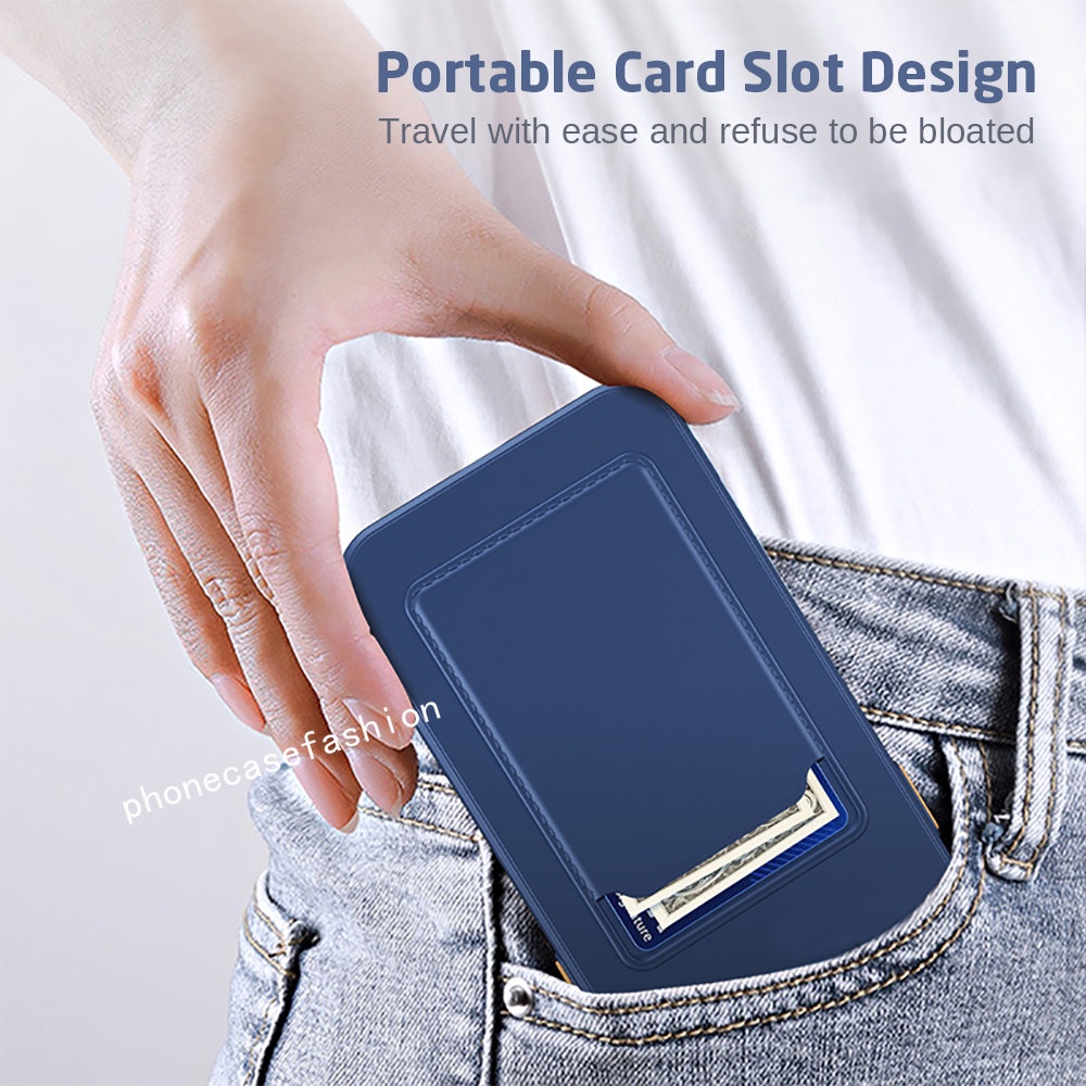 Ốp Điện Thoại Silicone Mềm Màu Trơn Có Ngăn Đựng Thẻ Thời Trang Cho Xiaomi Redmi Note 12 Pro Plus 5G 2023