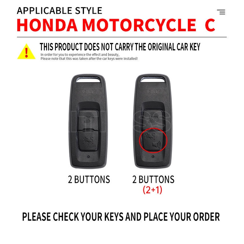 Vỏ Bọc Chìa Khóa Điều Khiển Từ Xa 3 Nút Bằng Hợp Kim Cho HONDA PCX160 VISION SH350 PCX 160 2