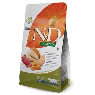 Hạt n&d bao 5kg thịt vịt, bí đỏ, dưa lưới mèo trưởng thành