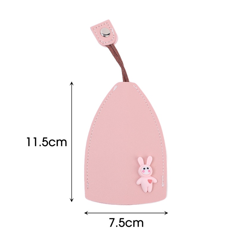 Túi Da PU Đựng Chìa Khóa Xe Hơi Họa Tiết Hoạt Hình Dễ Thương Sáng Tạo