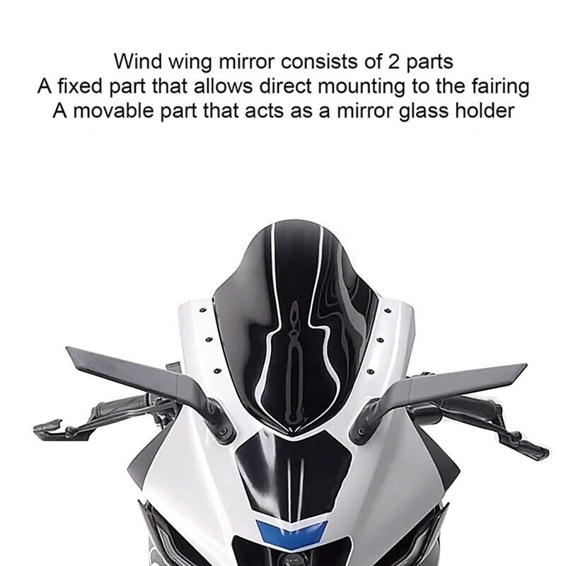 Kính chiếu hậu xe moto sport (1 cặp)