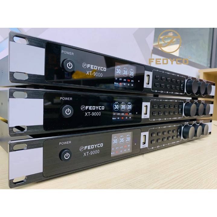 Vang số karaoke Fedyco XT-9000, Chống hú rít hiệu quả, Echo Reverb mượt mà