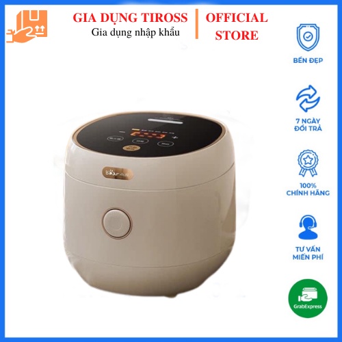 Nồi cơm 3L chính hãng Bear mẫu mới 2022 cho gia đình 3-5 người-HÀNG CHÍNH HÃNG-BH 12 THÁNG
