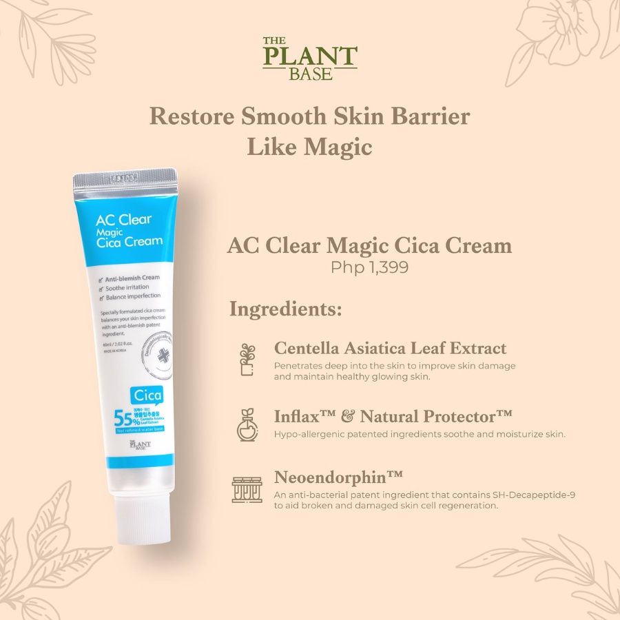 Kem dưỡng da mụn AC Clear Magic Cica Cream 60ml