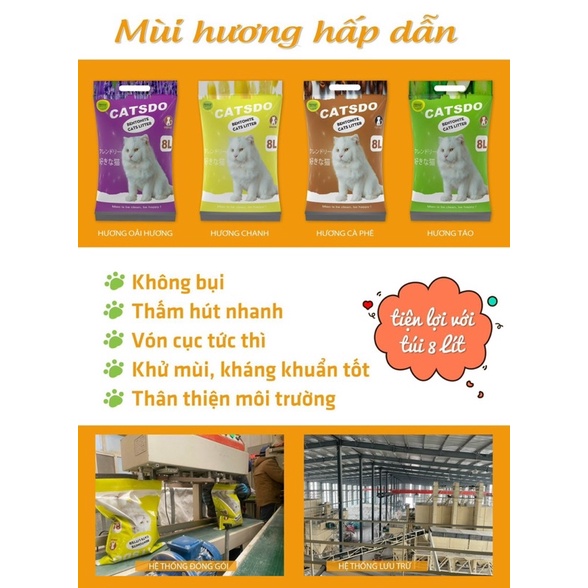 CÁT MÈO CATSDO SIÊU THƠM VÓN TỐT CAO CẤP