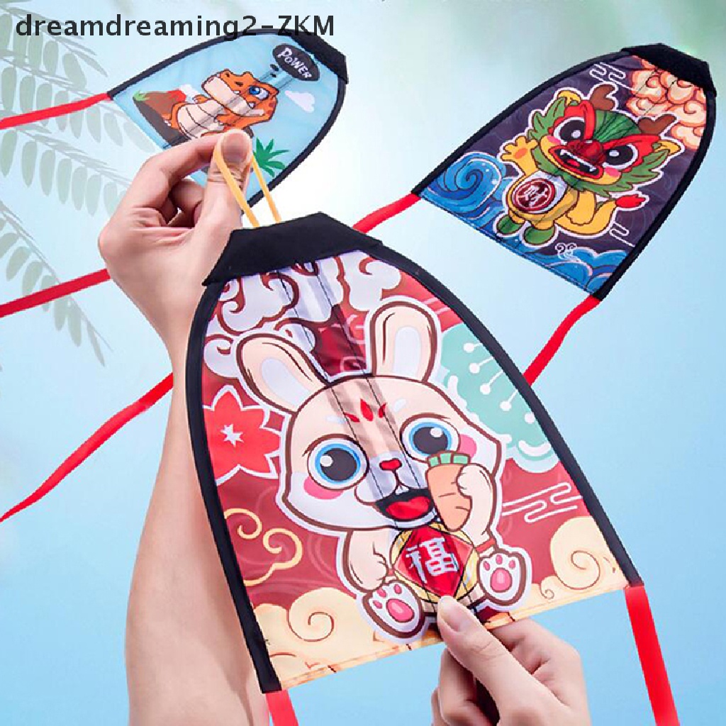 [Dreaming] Đồ Chơi Diều Ngoài Trời Dây Cao Su Nhỏ Thuận Tiện Cho Trẻ Em [zkm]