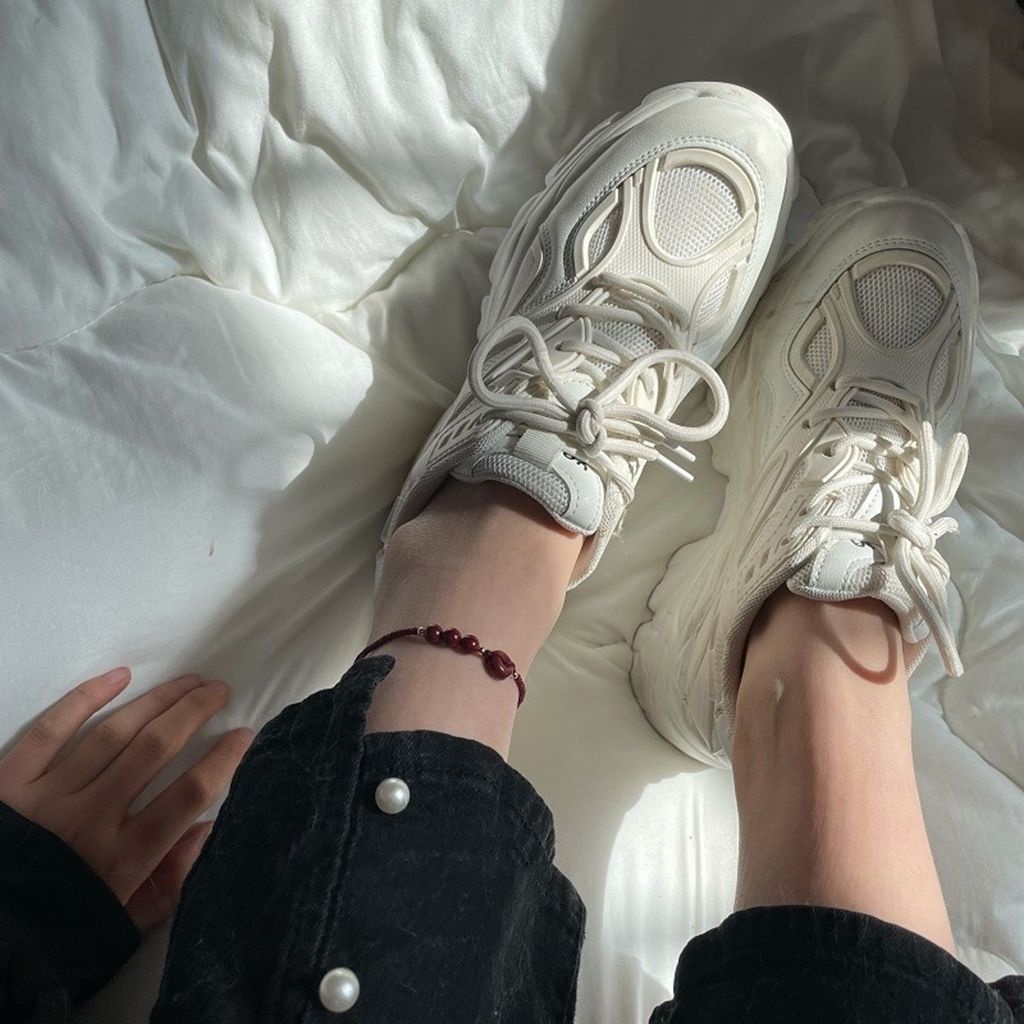 Lắc chân [An Toàn Và Mượt Mà] Cinnabar Ping Khóa Dây Đỏ Cho Nữ Sinh Sinh Viên Bestie Năm Mới