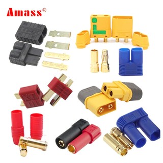 Bộ jack cắm Amass XT60H MR60 XT60L MT60 XT60E XT60PW XT90H XT90E AM-1015E XT30UPB MR30 cho RC Pin Lipo Accu NLMT DYI