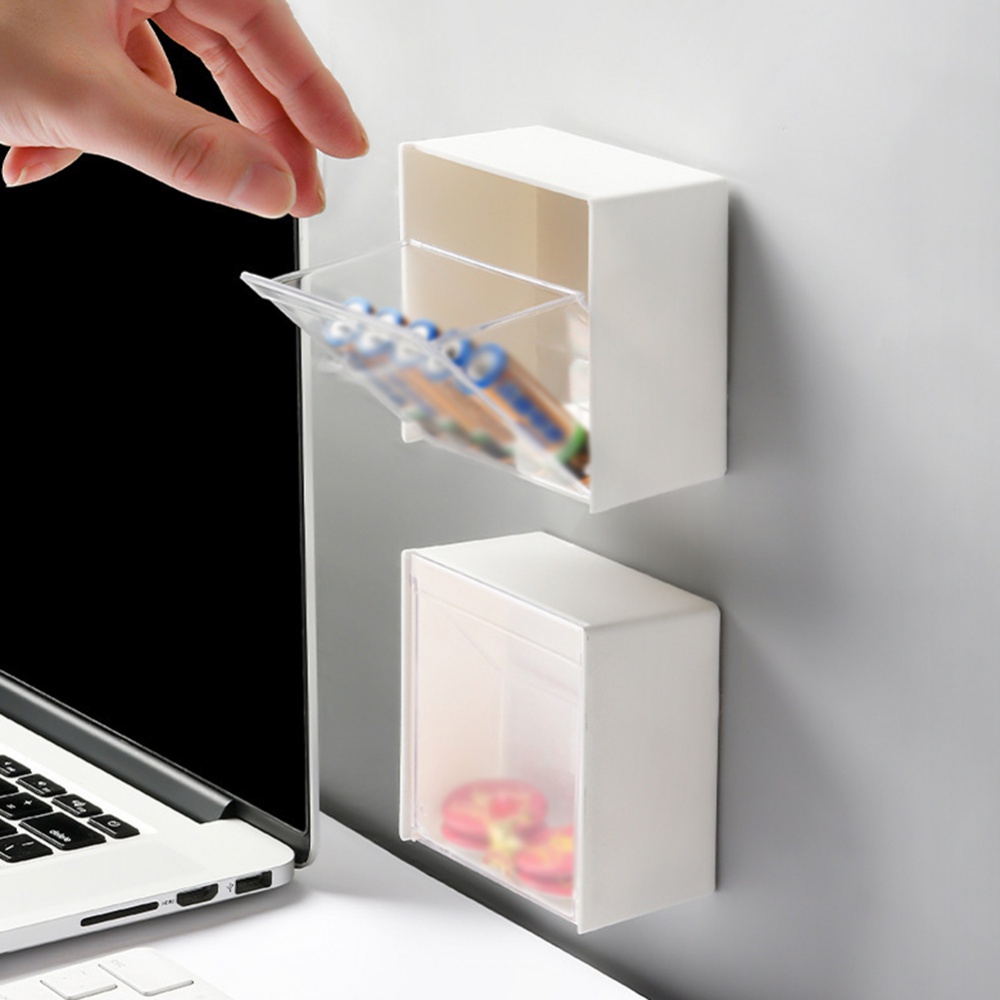 Hộp Đựng Bông Tẩy Trang Gắn Tường Đơn Giản Dễ Lắp Đặt Giá Đỡ