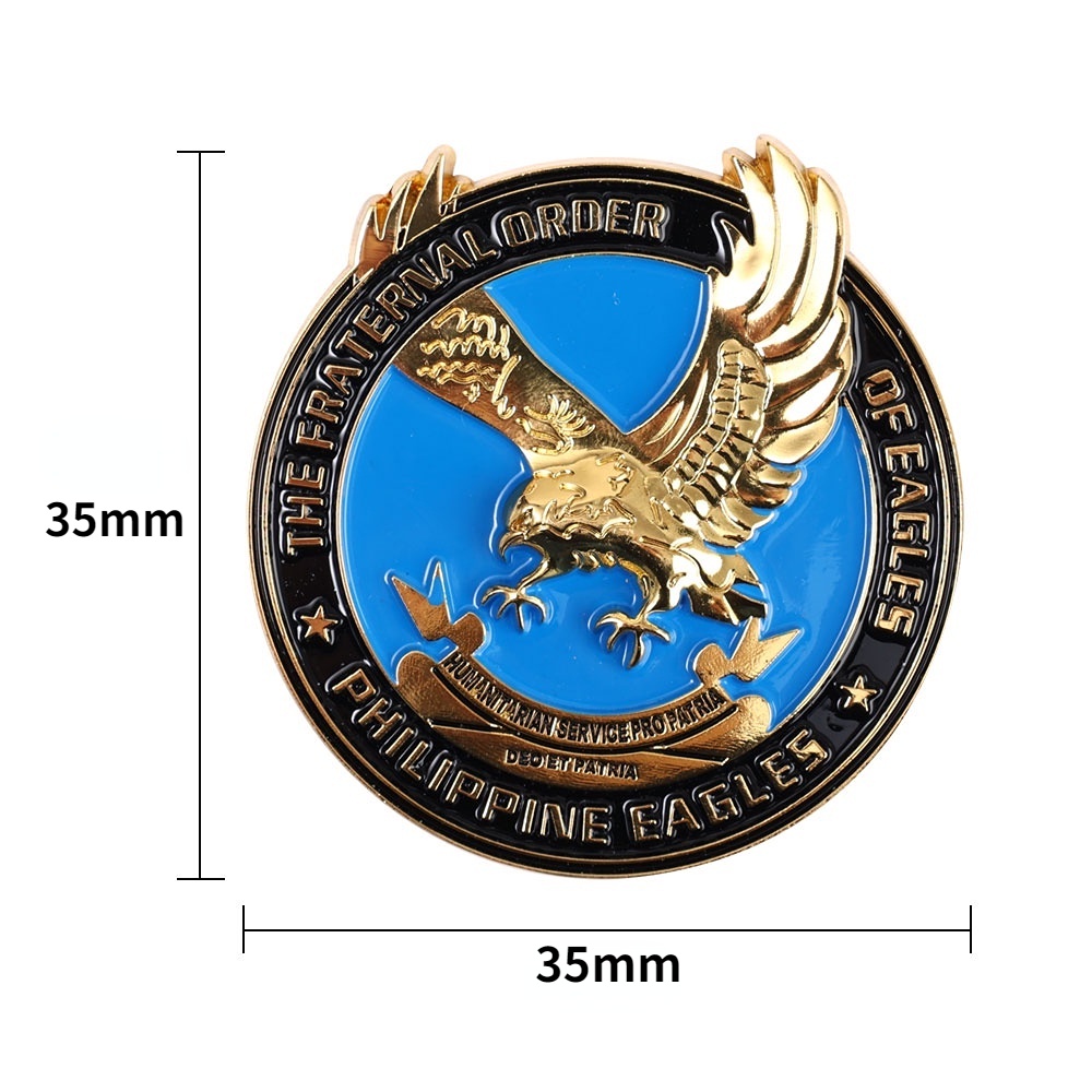 Miếng Dán Trang Trí Xe Hơi / Xe Máy Hình Đại Bàng 3D Bằng Kim Loại