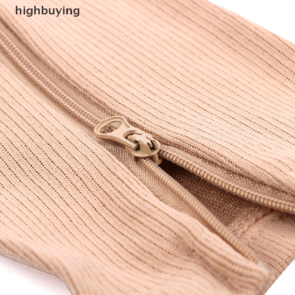 1 Đôi Tất Chân Hở Ngón Có Khóa Kéo Thời Trang