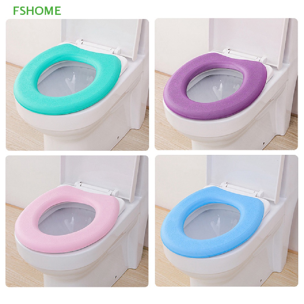 Fshome Thảm Lót Bồn Cầu Mềm Mại Chống Thấm Nước Hình Chữ O Mới