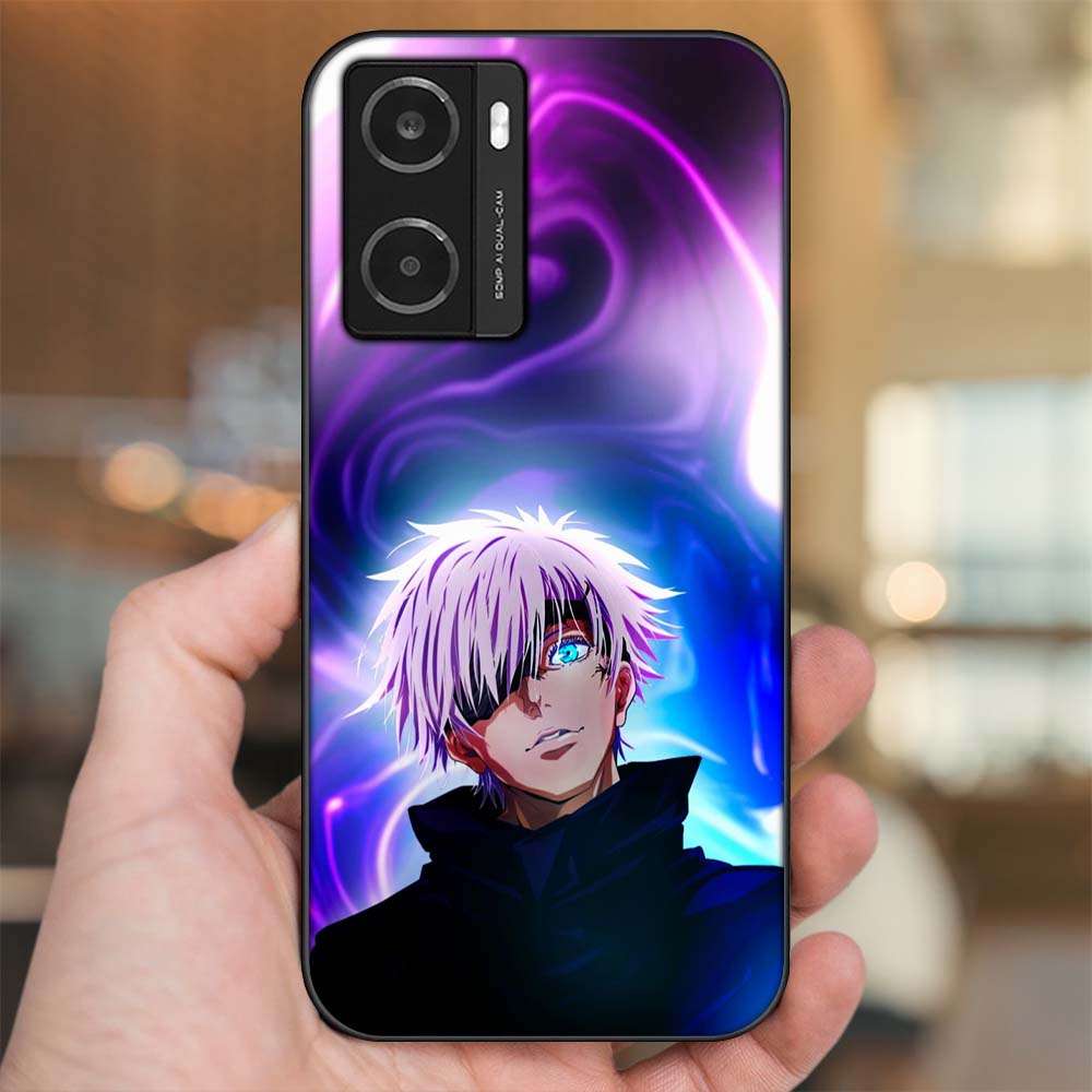 Ốp lưng Samsung A04 viền đen in hình Satoru Gojo Jujutsu Kaisen Chú Thuật Hồi Chiến