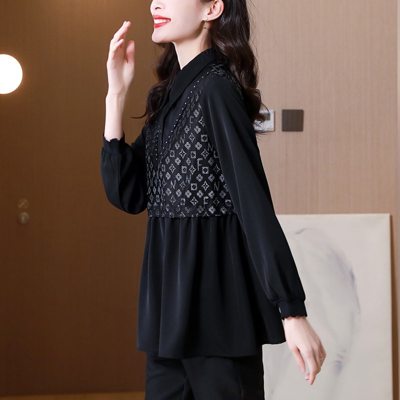 Áo Sơ Mi Cao Cấp Plus Size Thời Trang Mùa Xuân 2023 Mới Cho Nữ