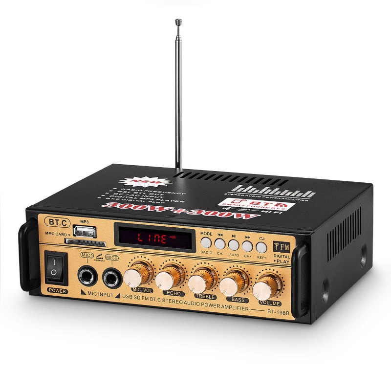 Amly mini bluetooth TLC-BT198B có echo, ghi âm