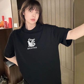 Áo thun NRVP 100% cotton tay ngắn dáng suông in họa tiết trẻ trung thời trang unisex size 6XL