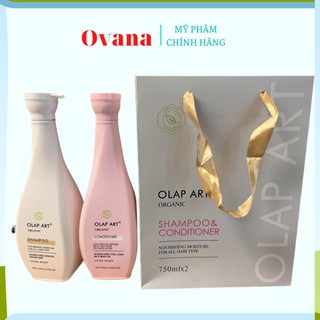 Cặp dầu gội xả Olap Art Organic siêu mềm mượt chính hãng Olap