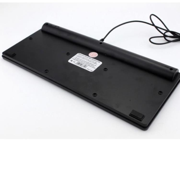Bàn phím máy tính laptop mini K1000 có dây nhỏ gọn nhẹ nhàng không kém phần sang trọng cho học sinh van phong