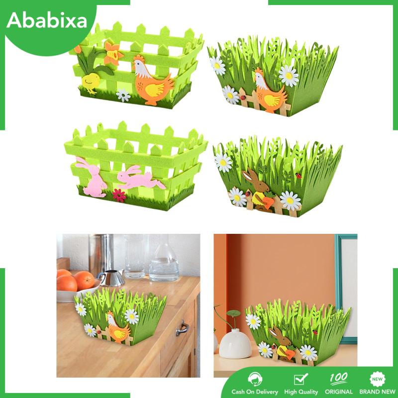 Giỏ Đựng Trứng Phục Sinh Bằng Vải Không Dệt Bền Bỉ Có Thể Tái Sử Dụng Cho Phòng Khách / Tiệc Giáng Sinh