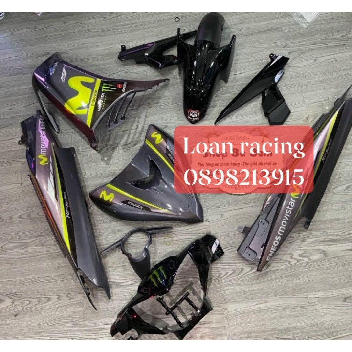 Dàn áo, vỏ nhựa Exciter 135 đời 2011 - 2014 luôn tem hàng zin chính hãng Yamaha - VJC SÀI GÒN
