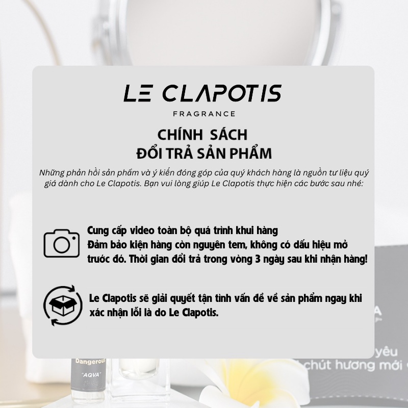 Nước Hoa Nam 1 MILION Chính Hãng Le Clapotis Phong Cách Tinh Tế, Cuốn Hút, Mạnh Mẽ 20ml