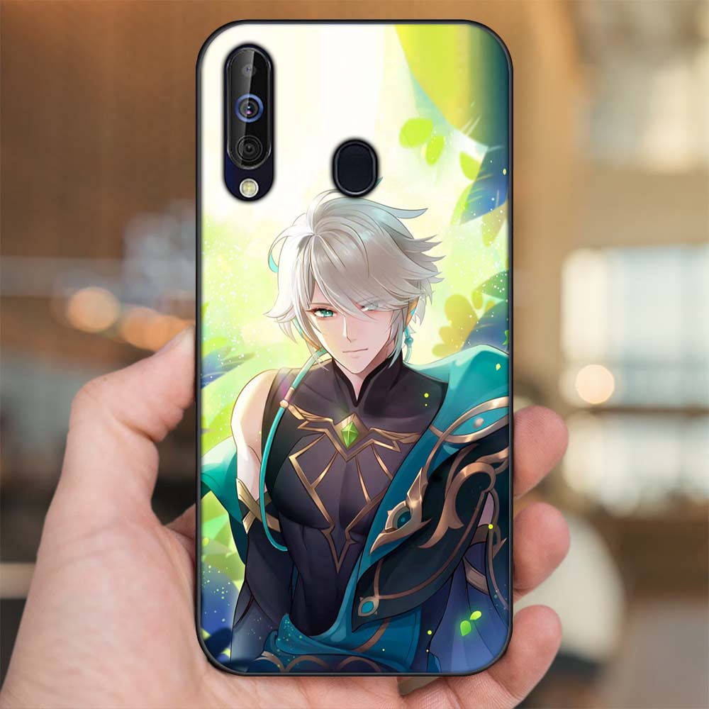 Ốp lưng Samsung A8s, A60, M30 viền đen in hình Alhaitham Genshin Impact