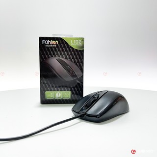 Chuột máy tính có dây fuhlen l102 - bảo hành 2 năm - kết nối usb