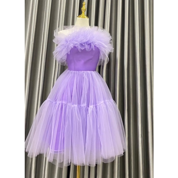 CHÂN ÁI CHO CÁC CHỊ EM - ĐẦM LUỚI KHÔNG DÂY CUPS NGỰC ÔM EO NHIỀU LỚP CỰC NỮ TÍNH ĐI CHƠI DỰ TIỆC CƯỚI UP  SHOP HHP FASH