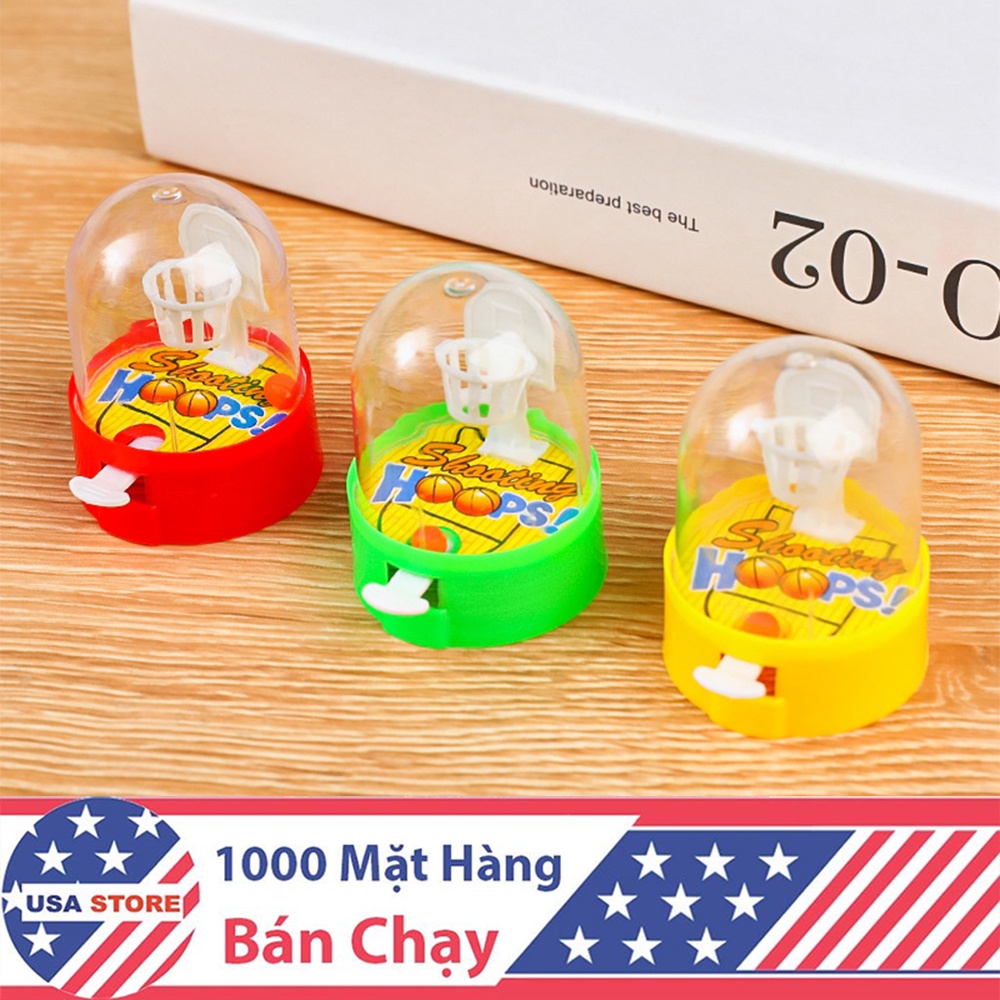 Đồ Chơi Mô Hình Bóng Rổ Đẩy Tay Mini 6cm Xả Stress - Nghỉ Ngơi Sau Giờ Học Dài