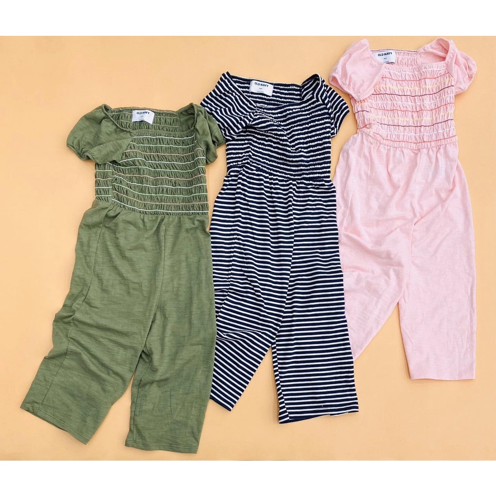 Jumpsuit Bé Gái Chất Cotton Mềm Mại Size 10/12T