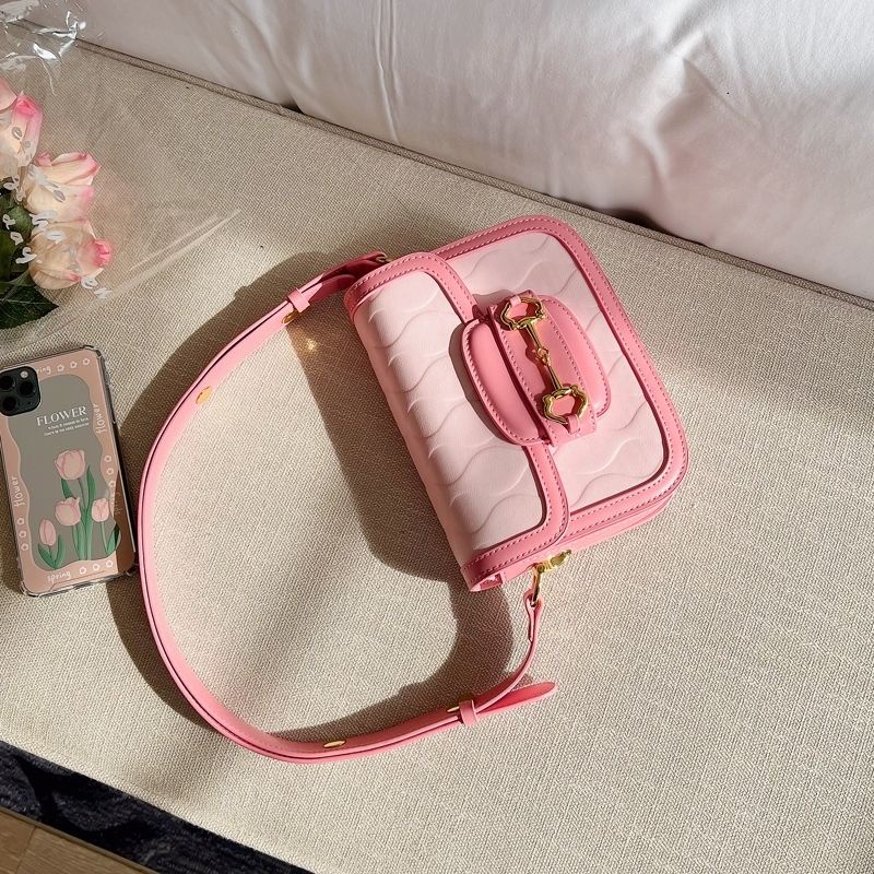 Túi Xách Đeo Vai / Kẹp Nách Màu Hồng Nhạt Phong Cách Thời Trang 2022 Sang Trọng Dành Cho Nữ Or0w MZ HOUGE