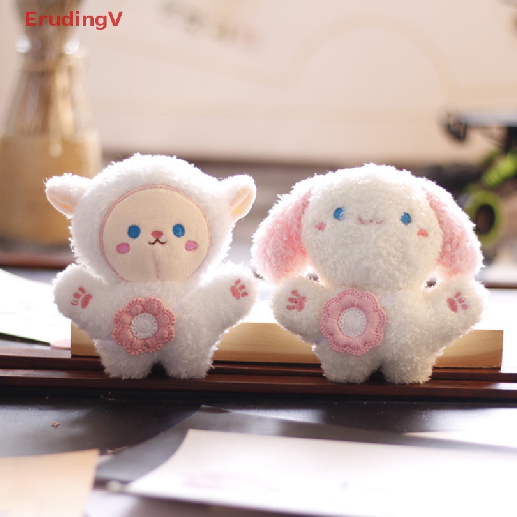 [ErudingV] Móc Khóa Búp Bê Nhồi Bông Hình Thỏ / Heo / Khỉ Dễ Thương