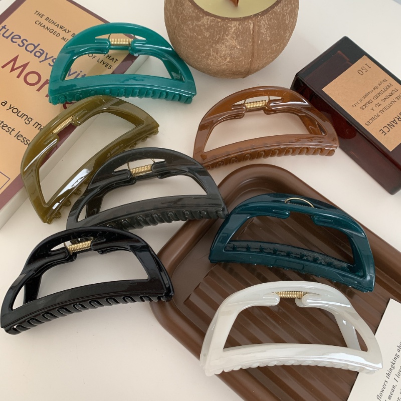 Kẹp Tóc Hình Cá Mập Bằng Acrylic Phong Cách Hàn Quốc