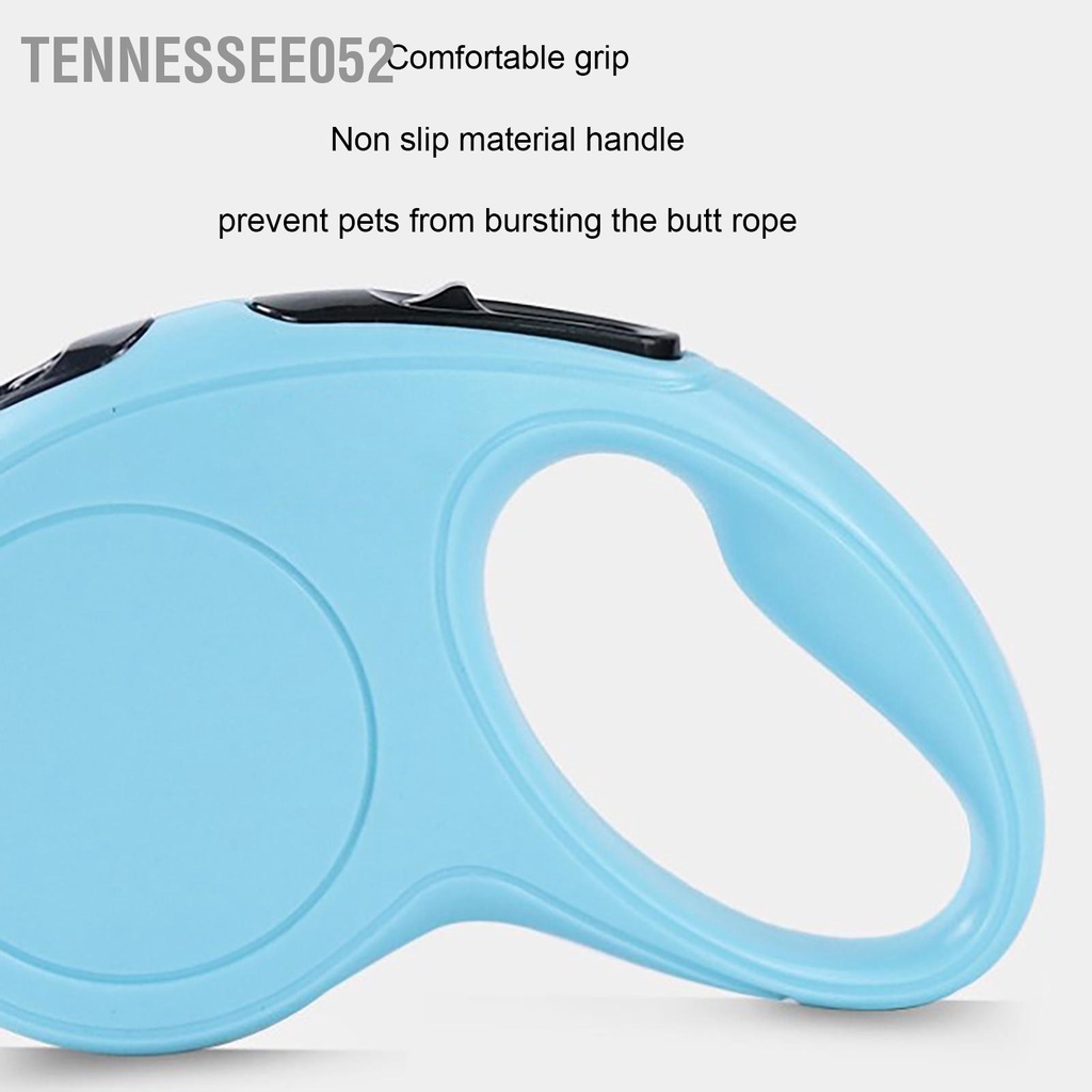 Tennessee052 Dây xích chó có thể thu vào tự động 16 feet kéo thú cưng dài khả năng chống với tay cầm trượt