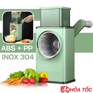Máy thái lát rau củ đa năng kèm 6 lưỡi dao cắt - thái lát bào cắt củ quả